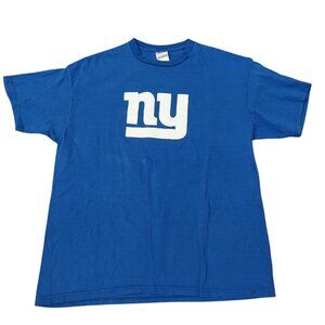 New York Giants NFL Blue T-Shirt w/ Legends Names & Numbers | Big Blue Team Logo